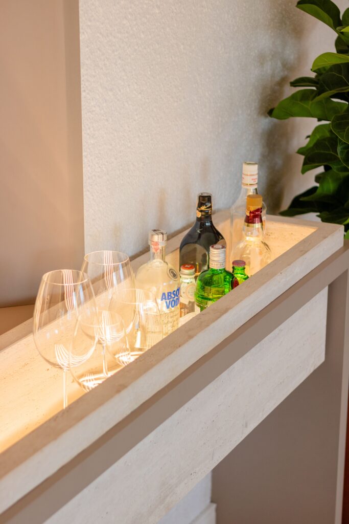 bar com iluminaçao
